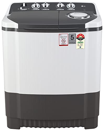 LG 7 Kg 5 Star Semi-Automatic Top Loading Washing Machine (P7020NGAZ, Dark Gray, Wind Jet Dry)
