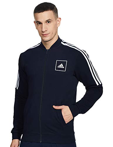 Adidas Men's Track Tops Regular Jacket (GM1192_Legink_Medium) - Legink - M - Legink - M