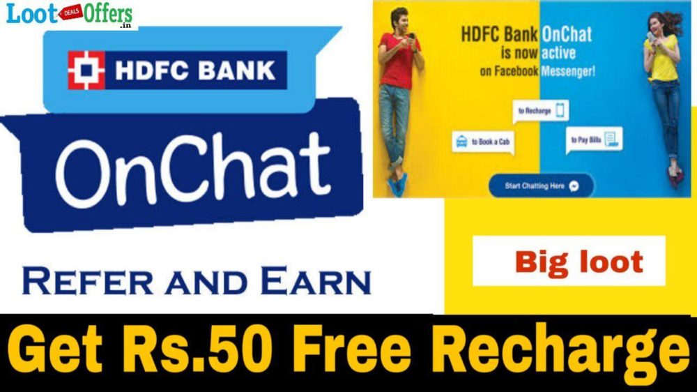 HDFC OnChat Refer And Earn