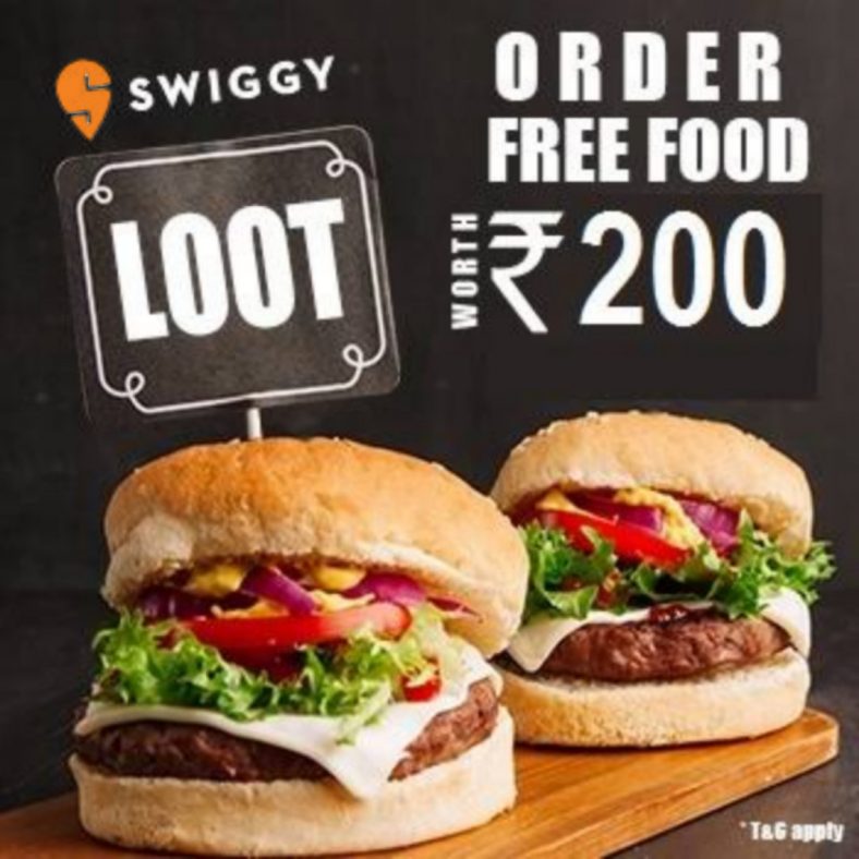 Swiggy Free Food Get Food Worth Rs. 200 For Free For All Users
