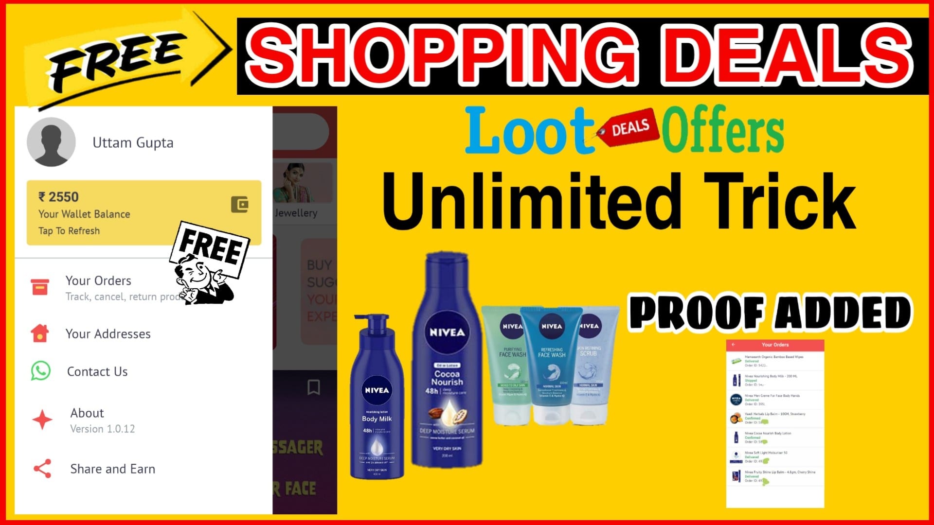 SimSim App Free Shoppig Loot Offer