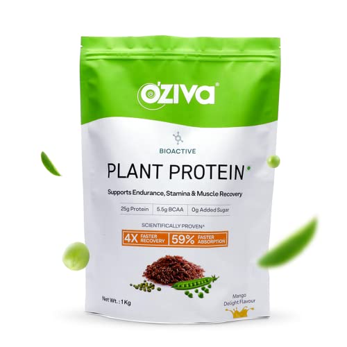 OZiva Bioactive Plant Protein For Everyday Fitness | 25g Protein - Pea ...